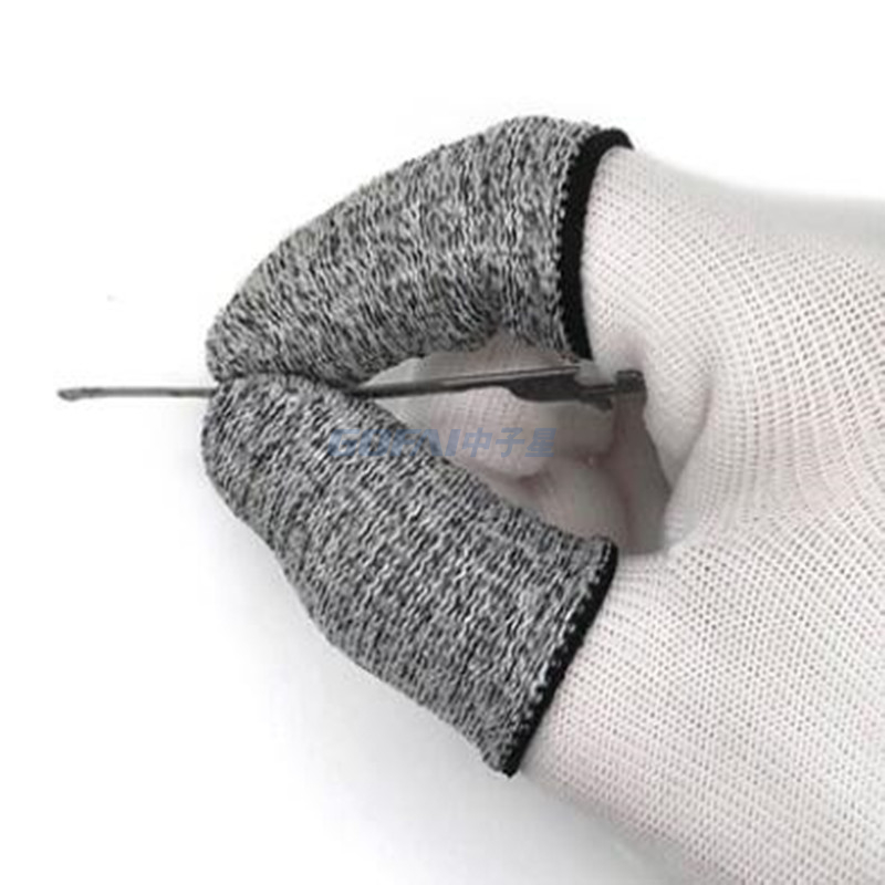 Kilpailukykyinen hintataso 5 leikkaus HPPE-sormensängyt Leikkaa kestävät sormen hihat sormenkärki